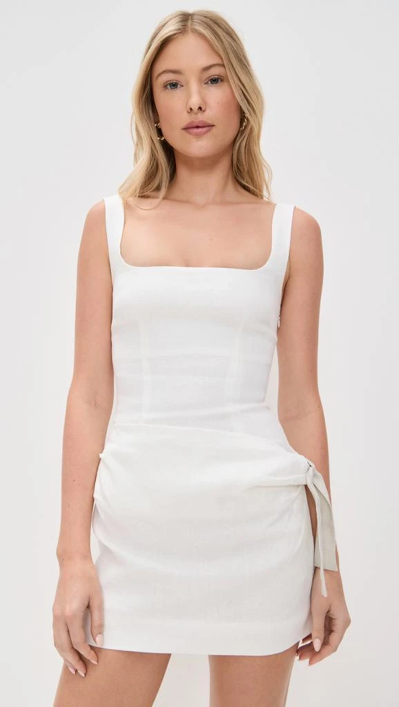 SIR. Jessamine Tie Mini Dress 6