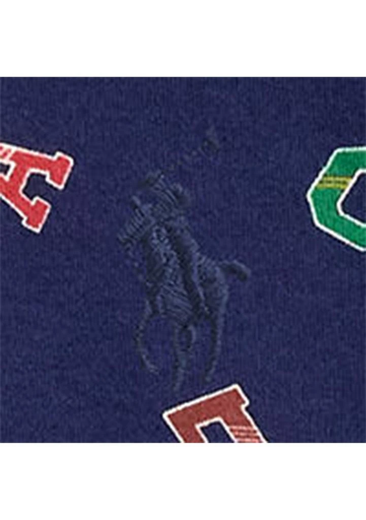 Ralph Lauren Baby Boys Alphabet Printed Cotton Footed Zip Coverall 3