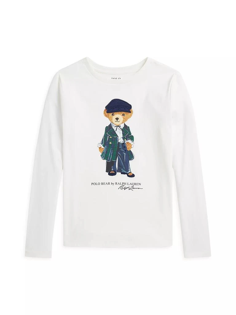 Ralph Lauren Little Girl's &amp; Girl's Polo Bear Long-Sleeve T-Shirt 1