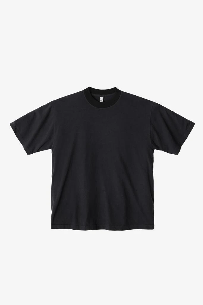 Los Angeles Apparel 1801GDRIN - 6.5oz Garment Dye Crew Neck Ringer T-Shirt 35