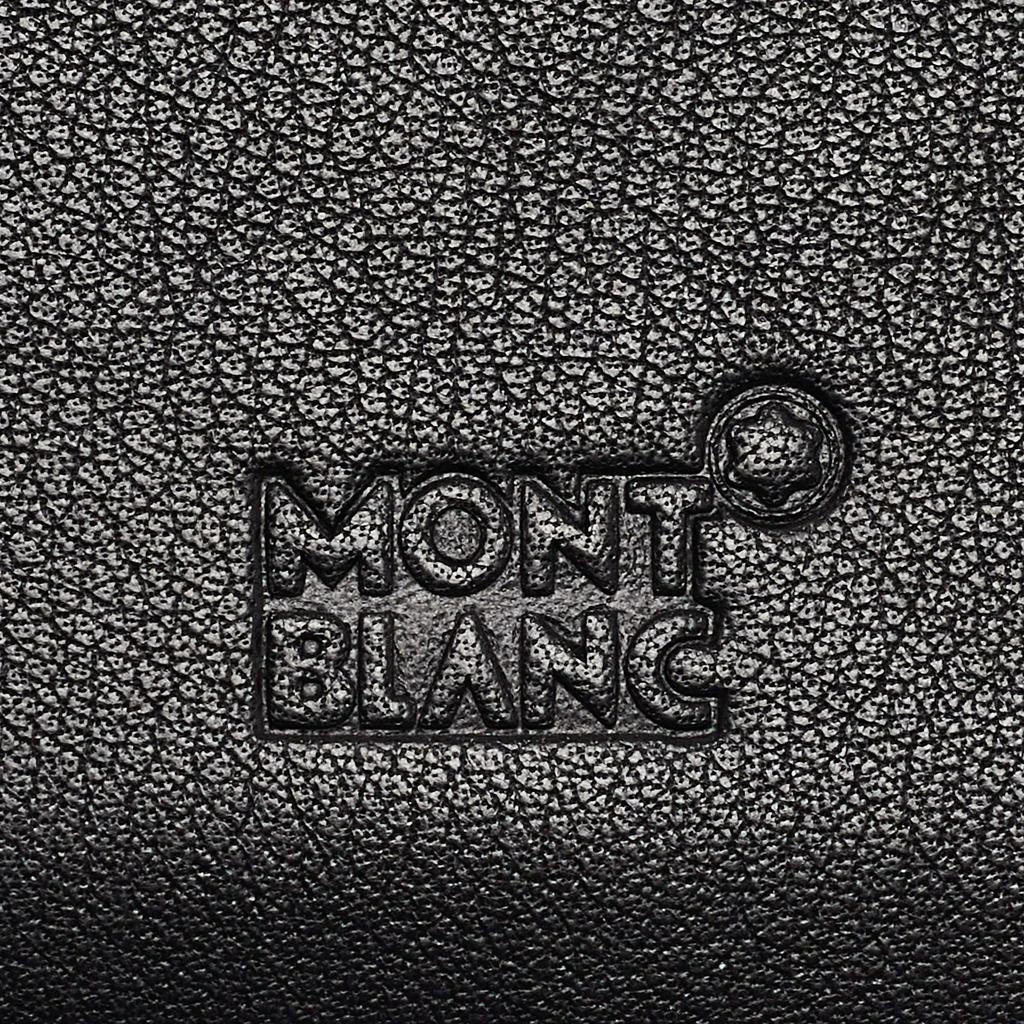 MontBlanc Montblanc Black Leather Meisterstuck Mini Bifold Agenda Cover 7