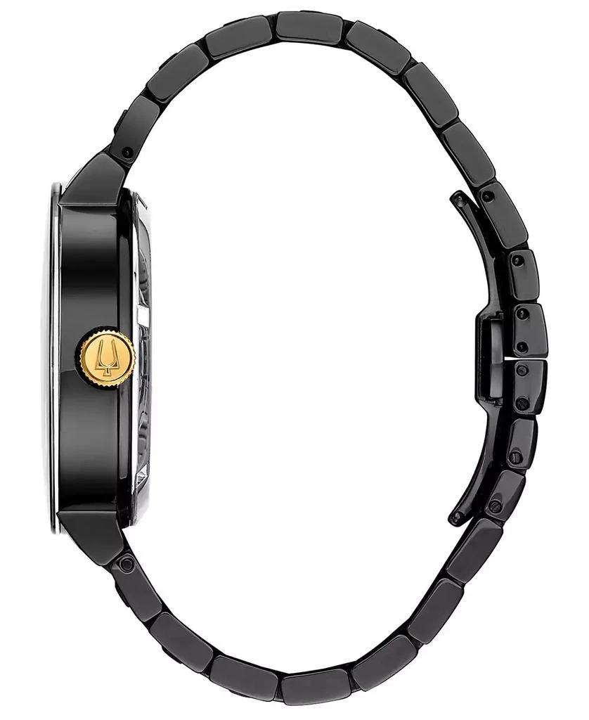 Bulova Men's Futuro Black Stainless Steel Bracelet Watch 42mm 5