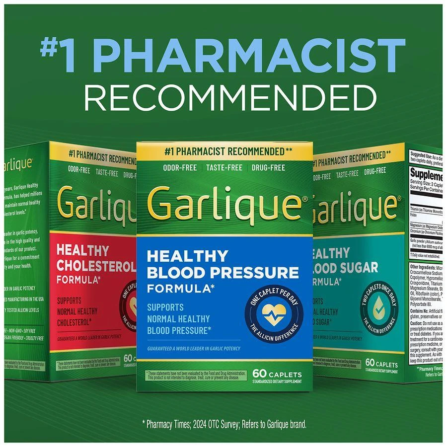 Garlique Garlic Extract Supplement, Healthy Blood Pressure Formula 6