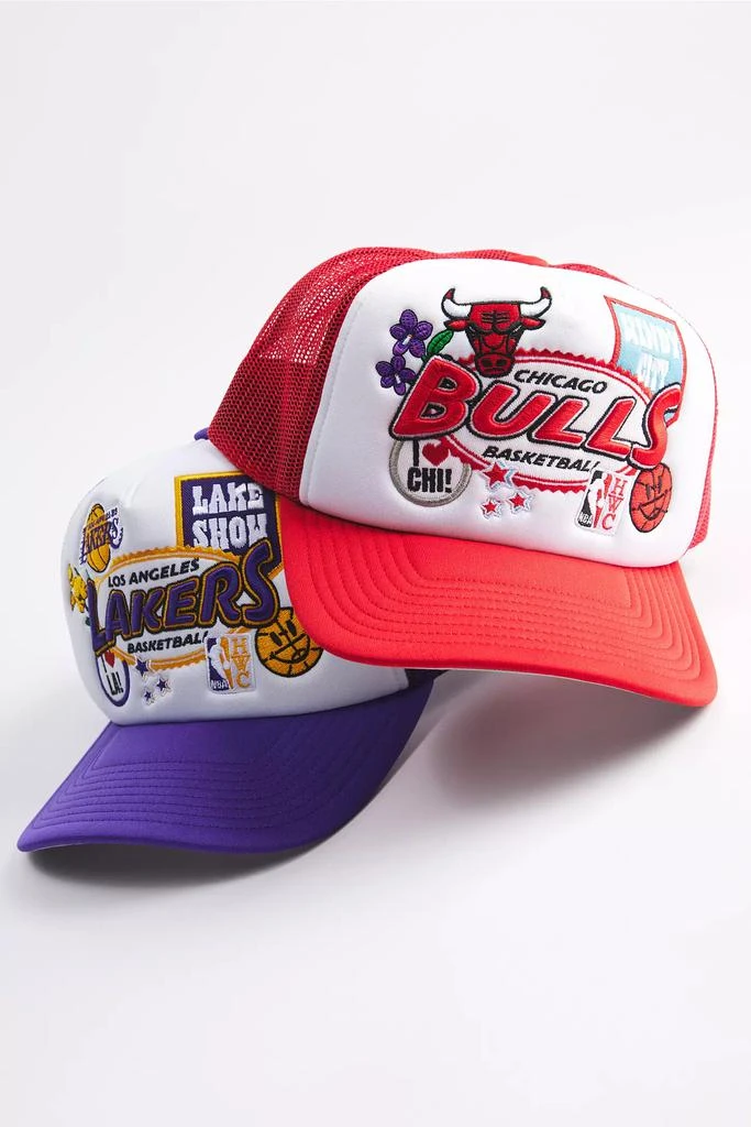 Mitchell & Ness Mitchell & Ness NBA Chicago Bulls Patch Trucker Hat 1
