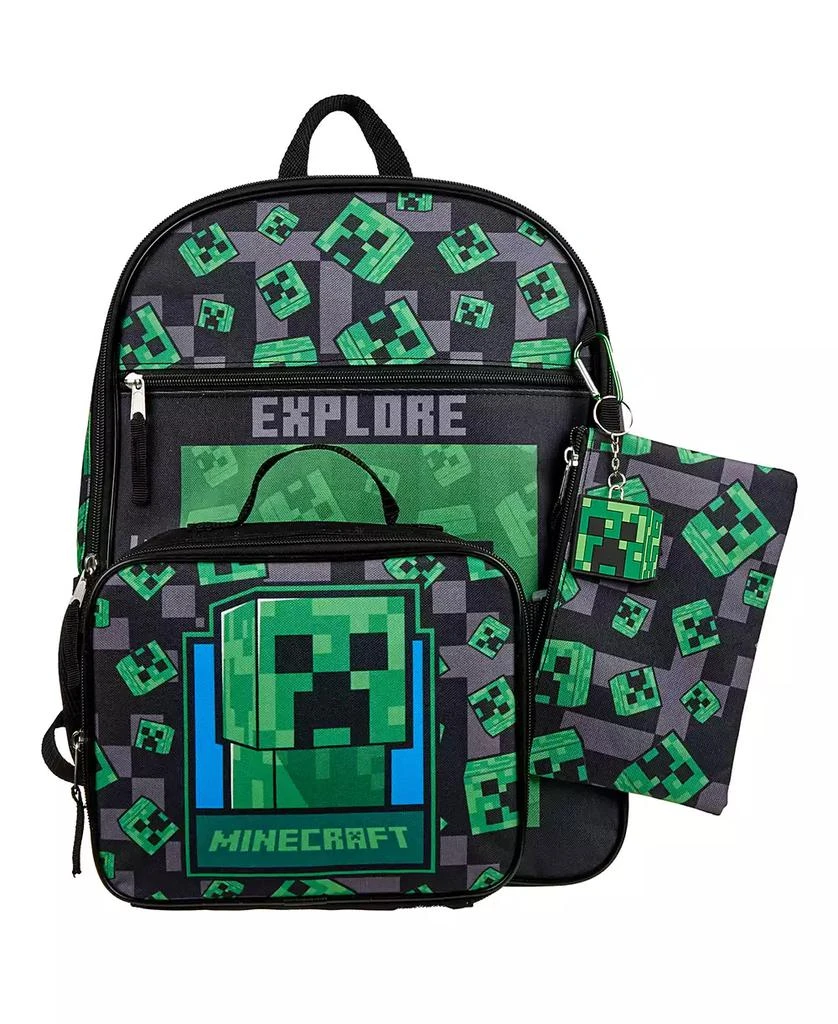 Minecraft Boy's 5 PC Backpack Set 1