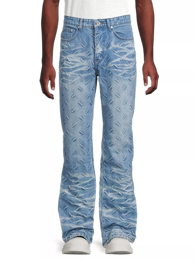 Who Decides War Thread Plate Faded Jeans 3