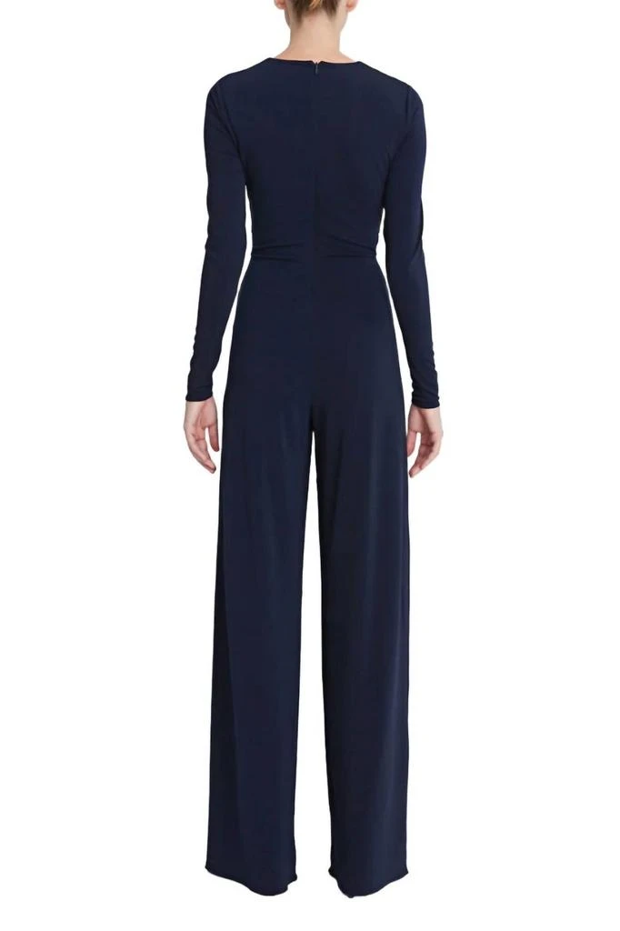Halston Heritage Halston Heritage - Long Sleeve Keyhole Crossed Front Jumpsuit 2