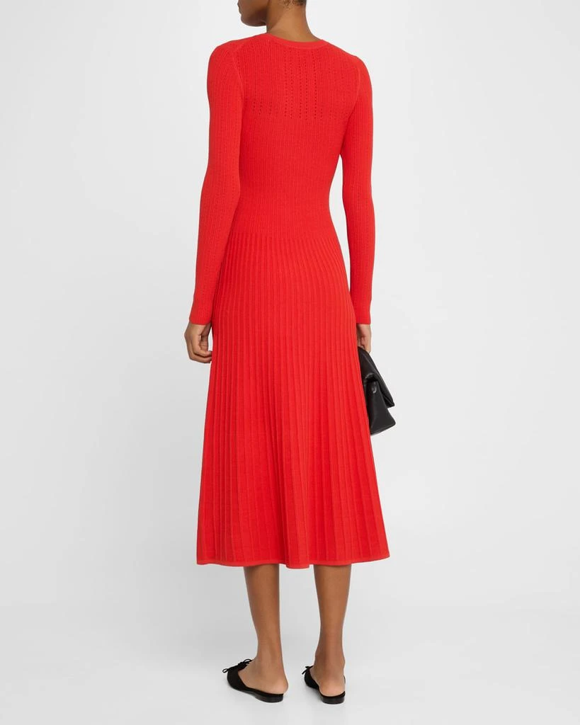 VERONICA BEARD Nami Knit Midi Dress 4