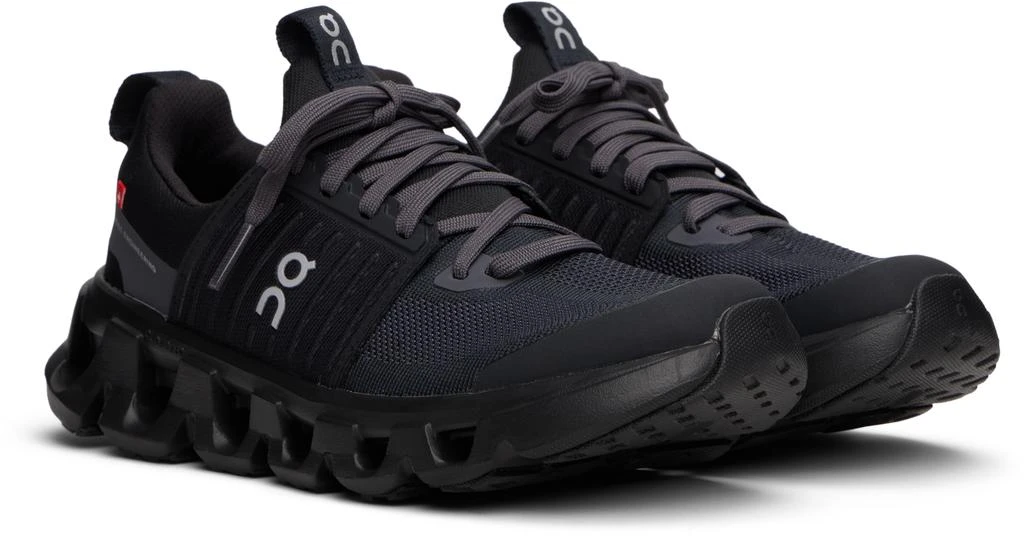 On Big Kids Black Cloudswift Youth Sneakers 4