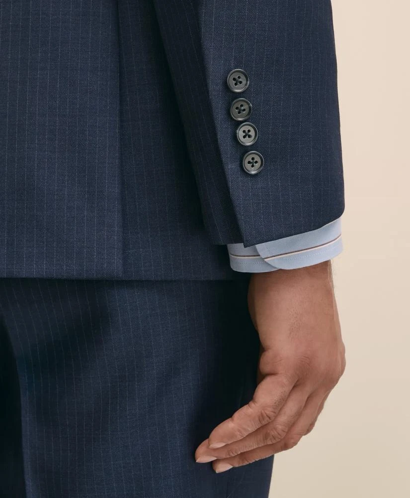 Brooks Brothers Classic Fit Wool Pinstripe 1818 Suit - Suits - Free  Shipping - BeyondStyle