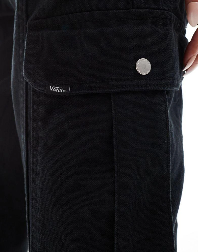 Vans Vans sidewalk trousers with pocket detailing in black 3