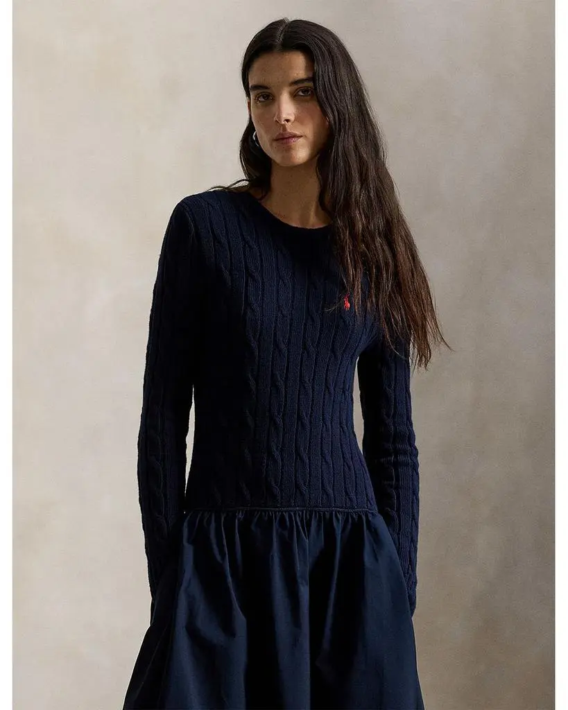 Ralph Lauren Sweater Bodice Maxi Dress 3