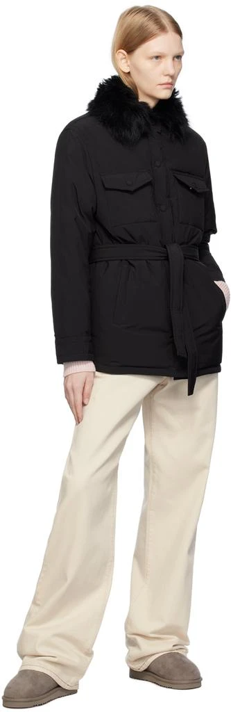 Yves Salomon SSENSE Exclusive Black Down Jacket 4