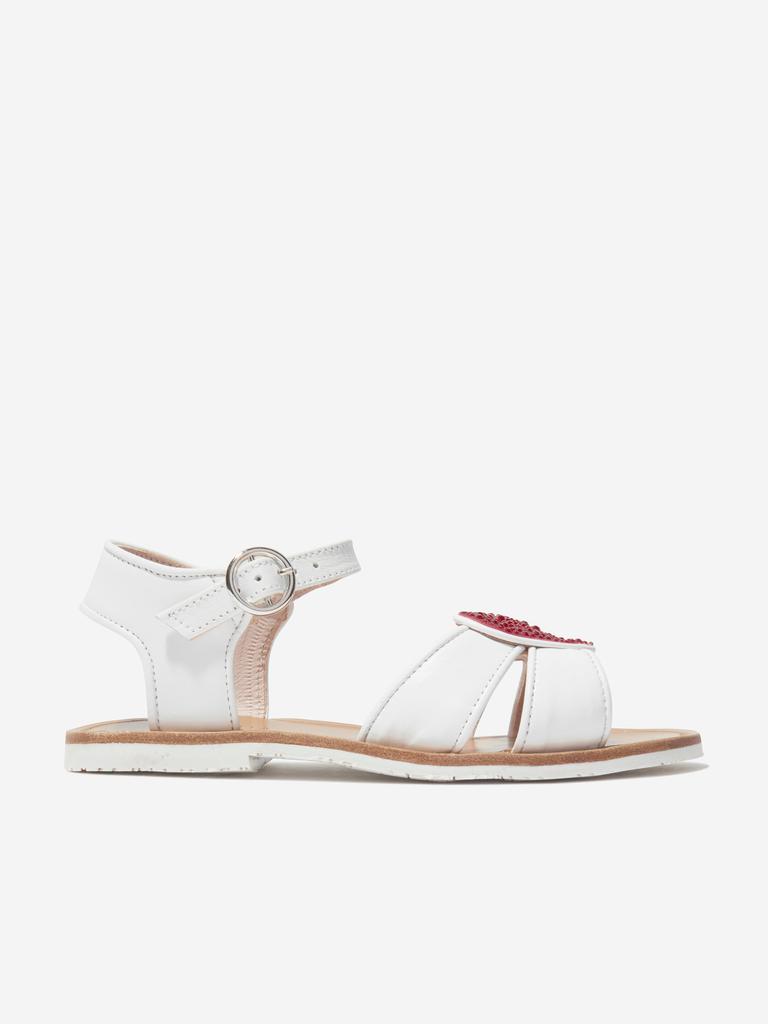 Sophia Webster Girls Amora Sandals in White