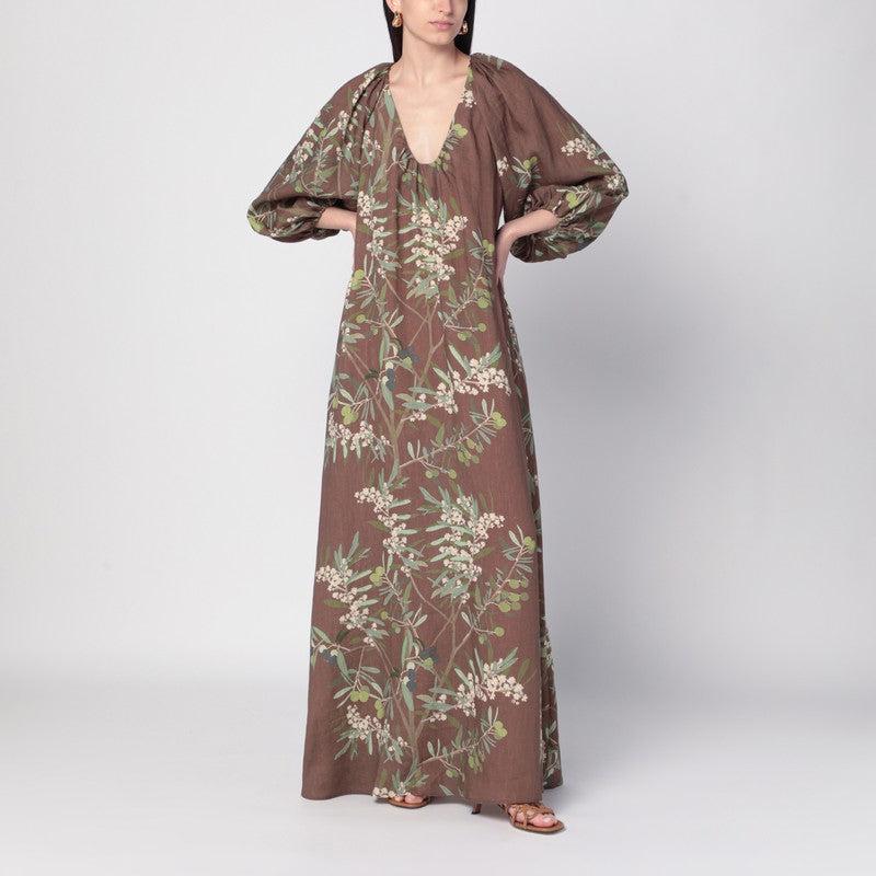 Bernadette Women's Georgio Maxi Dress With Floral Linen Print