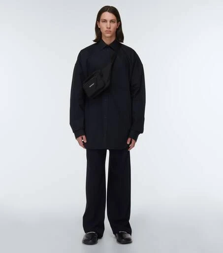 Balenciaga Logo leather slippers 2