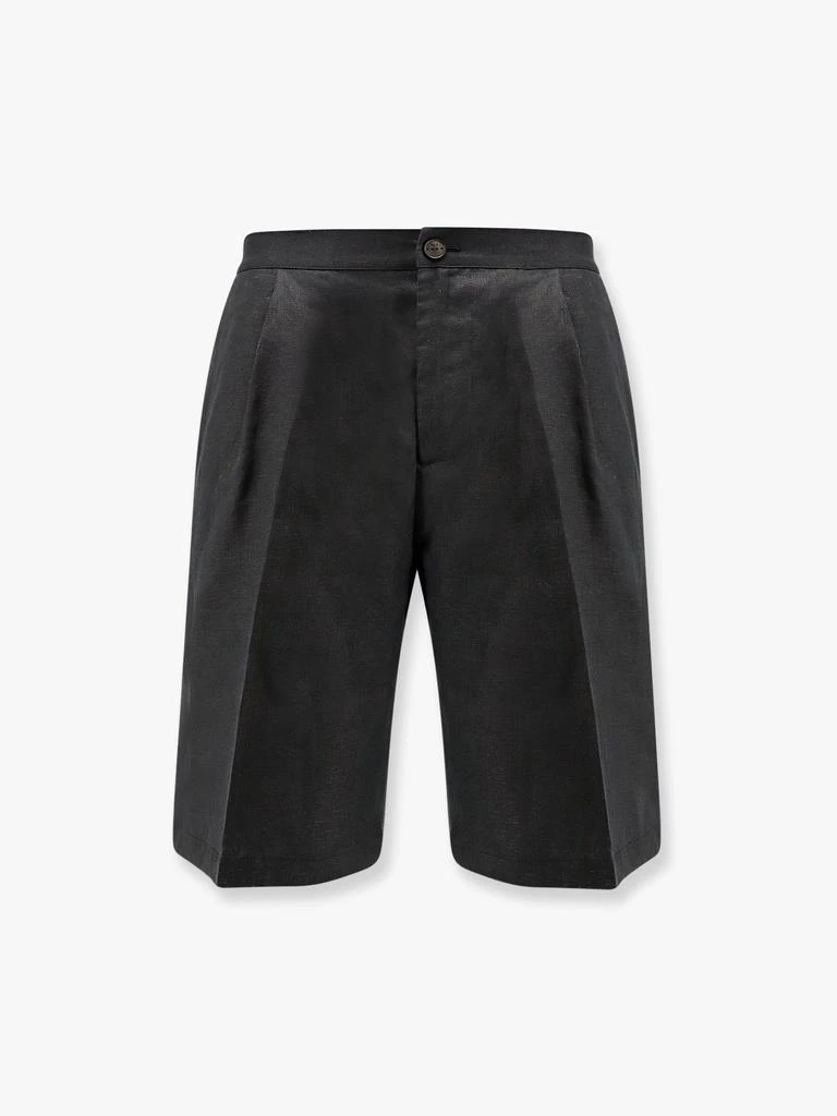 HEVÒ Torrelapillo linen bermuda shorts 1