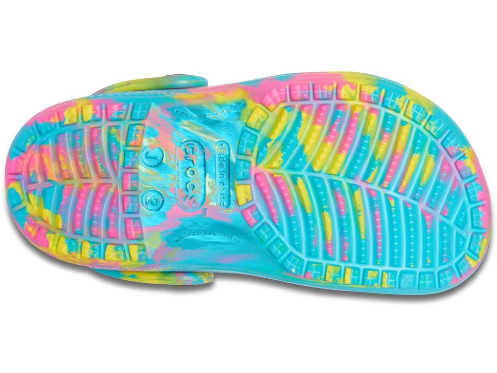 Crocs Classic Marbled Tie-Dye Clog (Toddler) 3