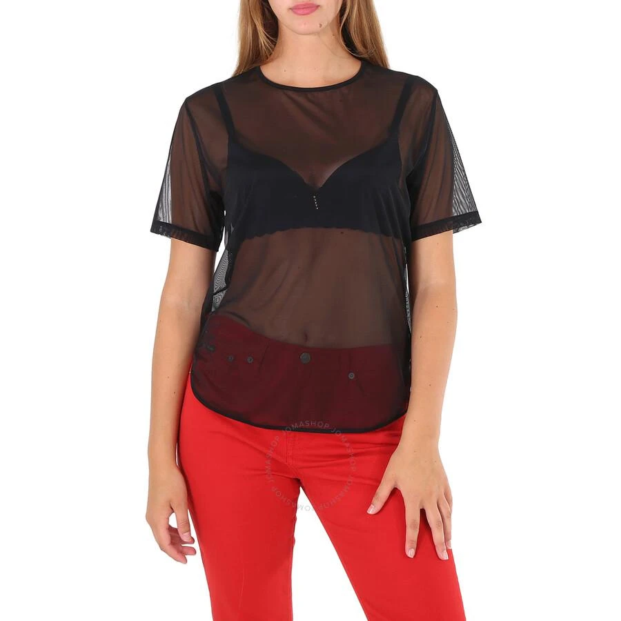 Wolford Ladies Black Loose Fit Tulle Shirt 1