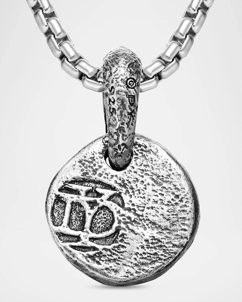 David Yurman Men's Shipwreck Coin Pendant in Silver, 16.8mm 7