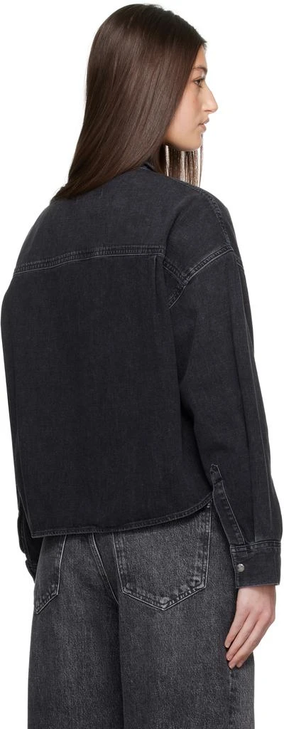 AGOLDE Black Myah Denim Shirt 3