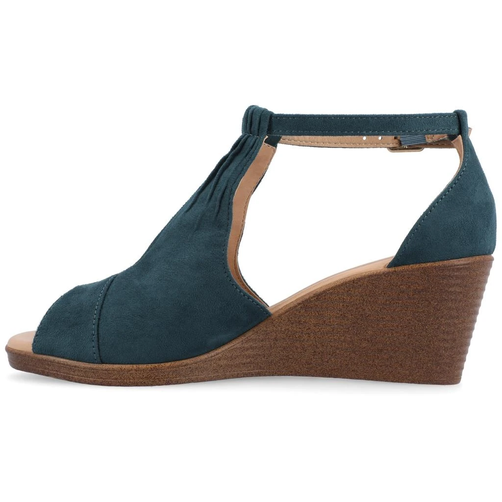 Journee Collection Narrow Width Women's Kedzie Wedge Sandals 2