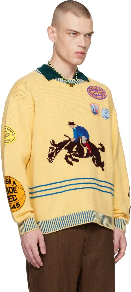 BODE Yellow Jockey Sweater 2