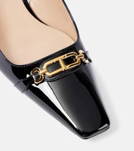 Tom Ford Whitney 55 patent leather slingback pumps 6