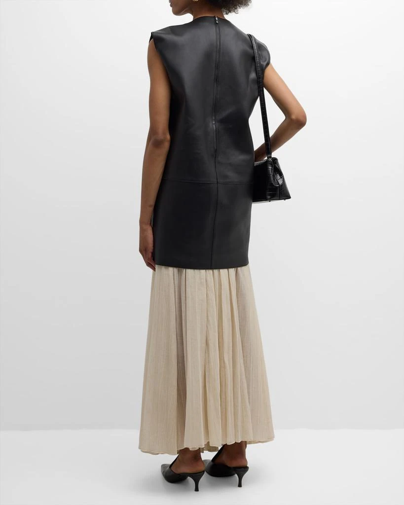 Totême Crinkled Plisse Maxi Skirt 4