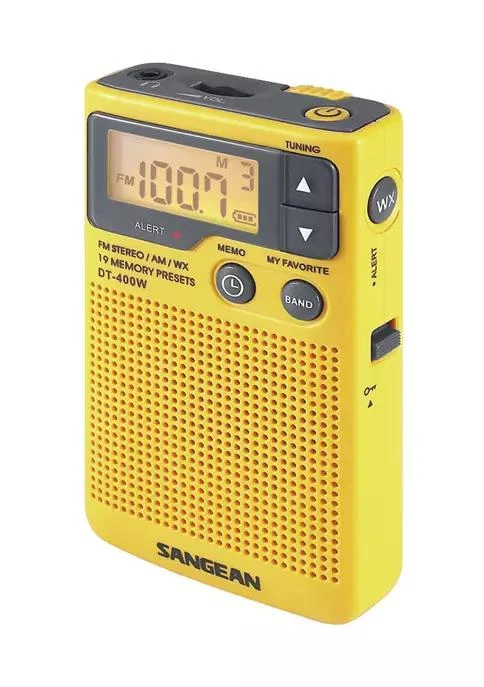 Sangean Digital Am Fm Pocket Radio With Weather Alert 1