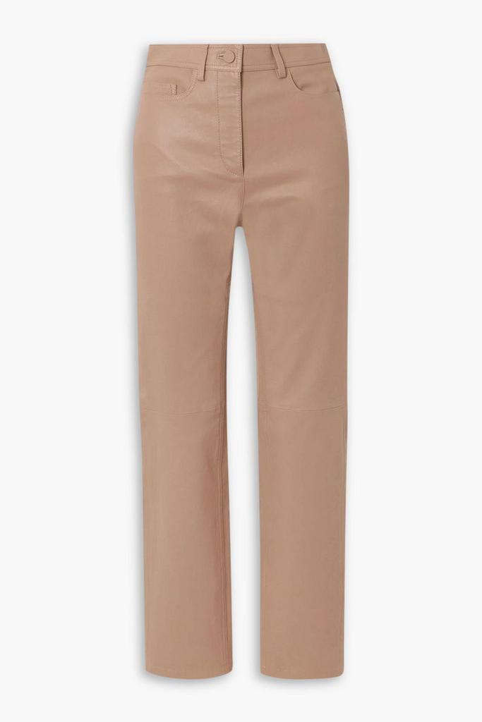 Joseph Teddy leather slim-leg pants