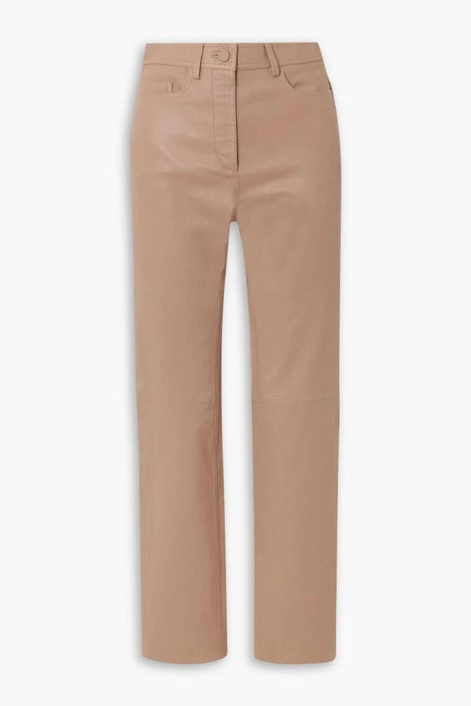 Joseph Teddy leather slim-leg pants 1