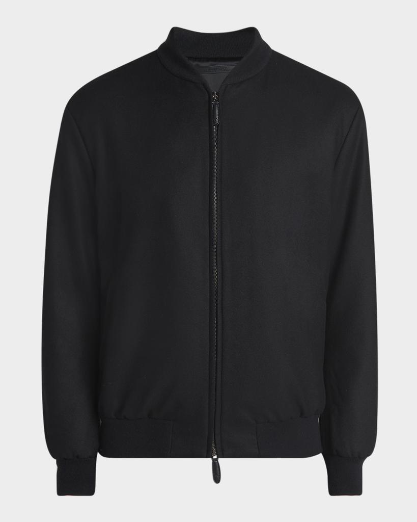 Giorgio Armani Men's Cashmere Full-Zip Bomber Jacket - Jackets