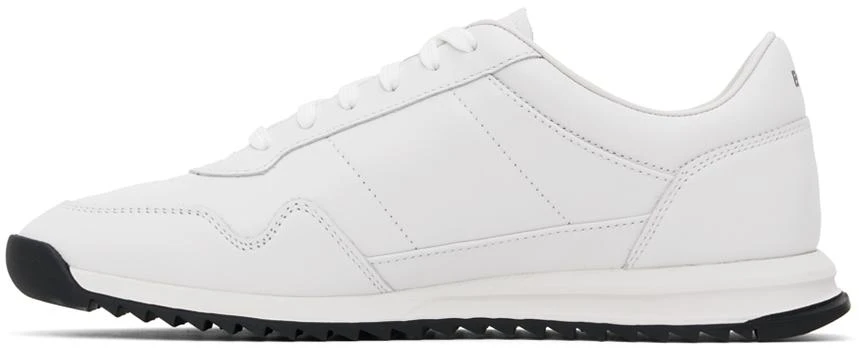 Hugo Boss White Leather Signature Details Sneakers 3