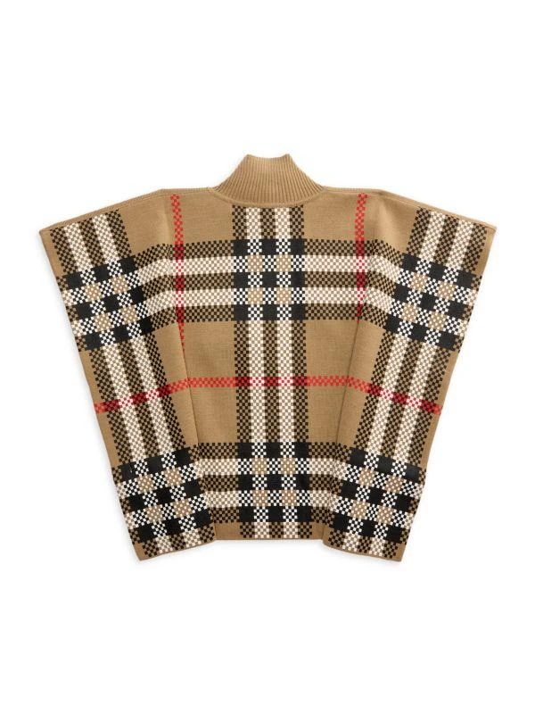 Burberry Girl's Check Sweater 2