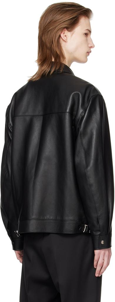 Black Zip Leather Jacket – On Sale Now with Up to 44% Off