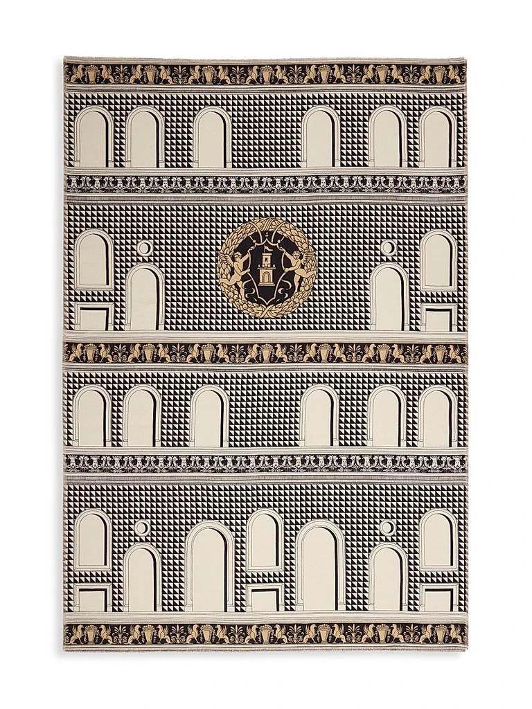 FORNASETTI Facciata Quattrocentesca Throw Blanket 1