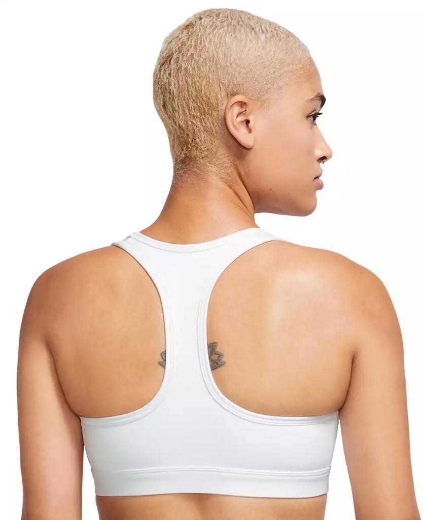 NIKE Women's Swoosh Logo Medium-Support Padded Sport Bra