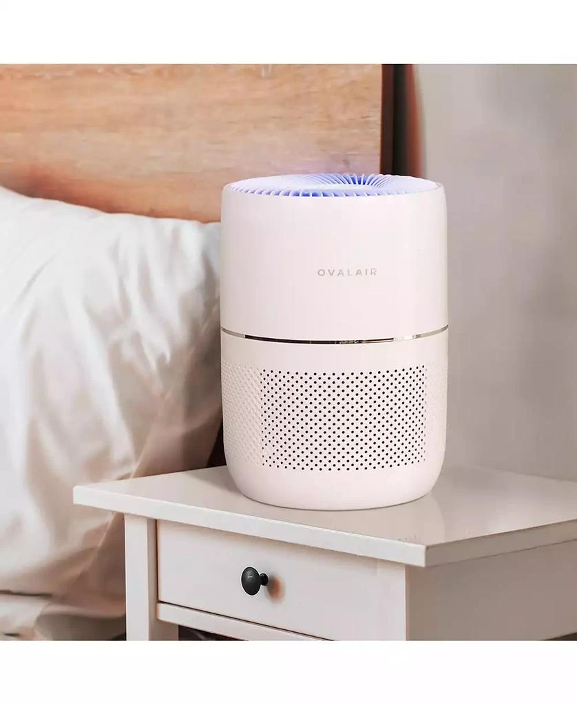 Ovalair OVAL AIR H13 Smart Desk Purifier – 150 sq. ft. | Filters Allergies, Odors 
Smoke 5