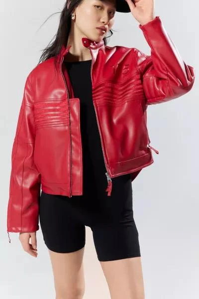 House Of Sunny House Of Sunny The Racer Faux Leather Moto Jacket 5