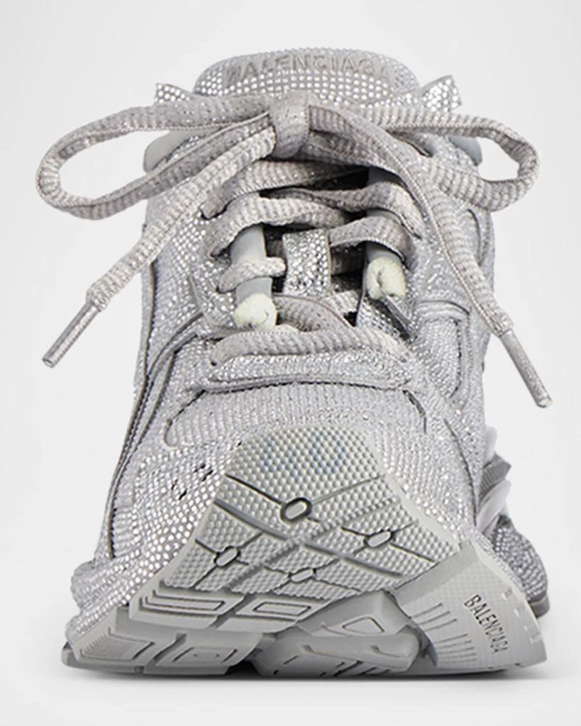 Balenciaga Runner Rhinestone-Embellished Fashion Sneakers 3