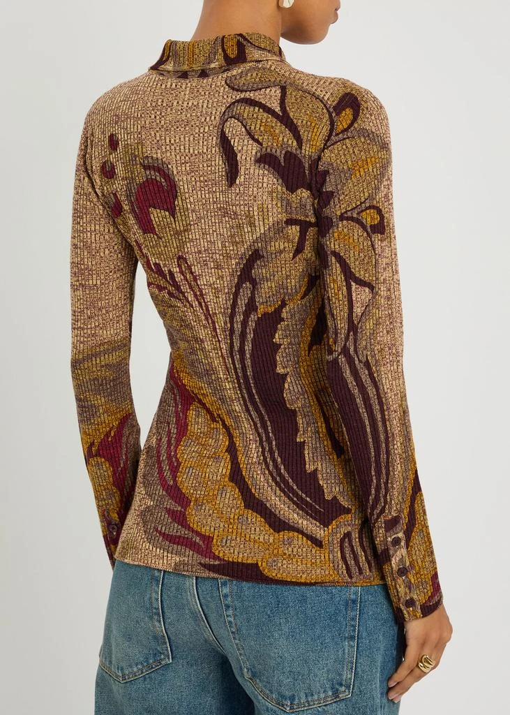 ETRO Floral-print wool shirt 3