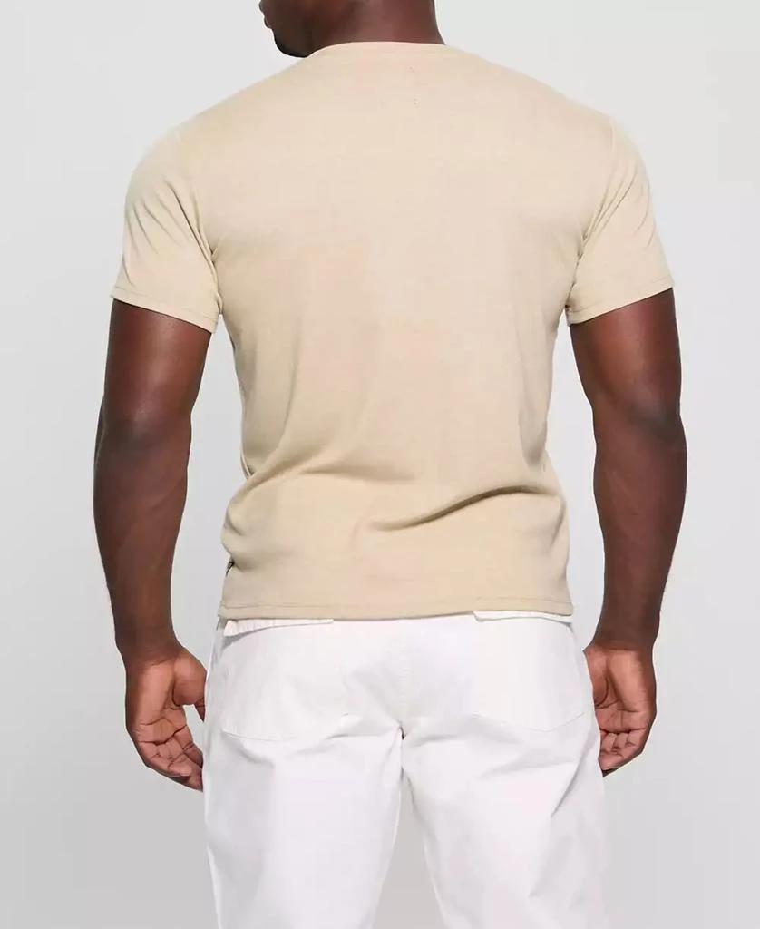 GUESS Men's Short Sleeve Solid Granada Crew Shirt 4