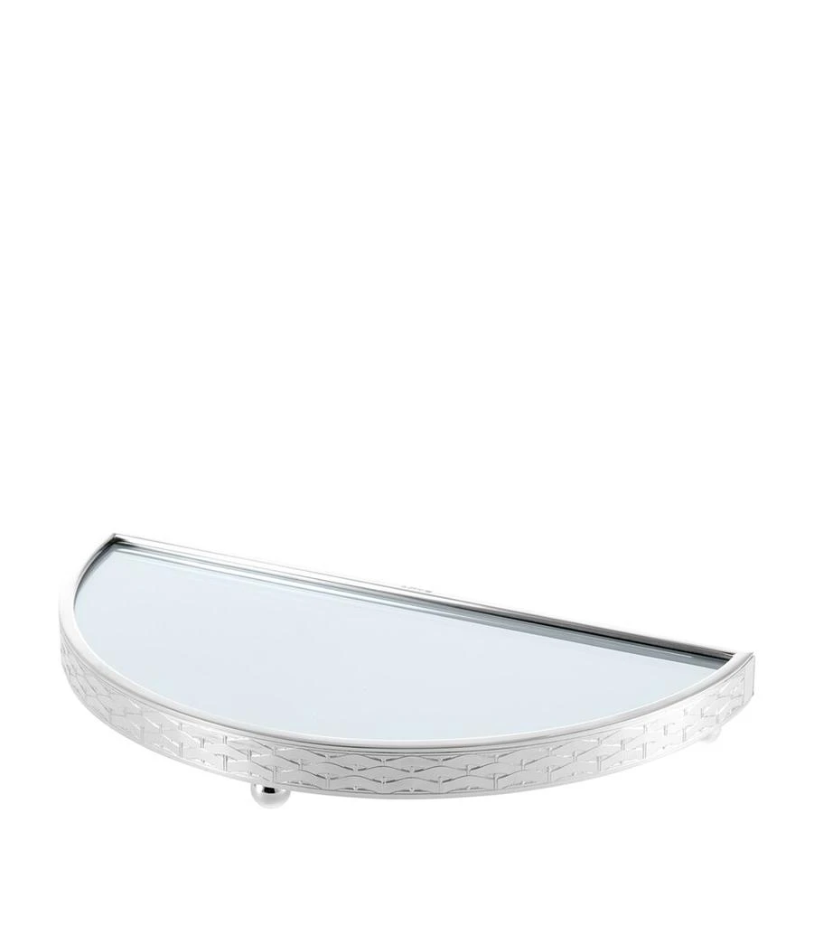 Christofle Silver-Plated Sève d'Argent Semi-Circle Tray (32cm) 1