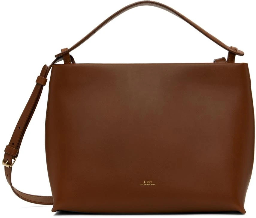 A.P.C. Brown Ashley Bag 1