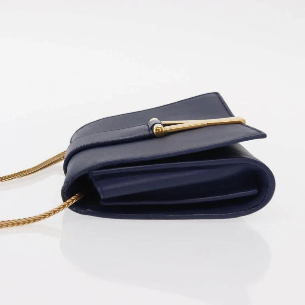 Yves Saint Laurent Classic Y Chain Wallet Leather Leather Clutche 
Pouche Bag (Pre-Owned) 4