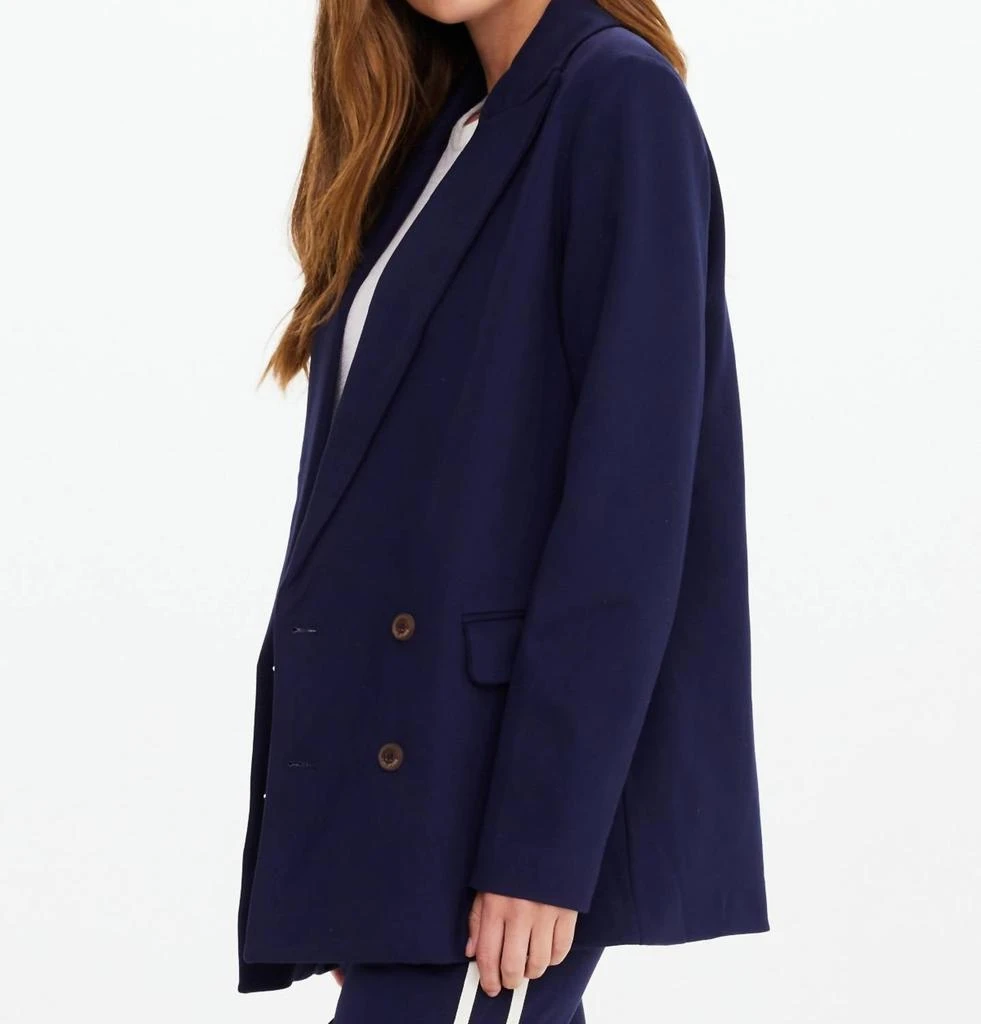 The Upside Double Breasted Blazer In Navy 4