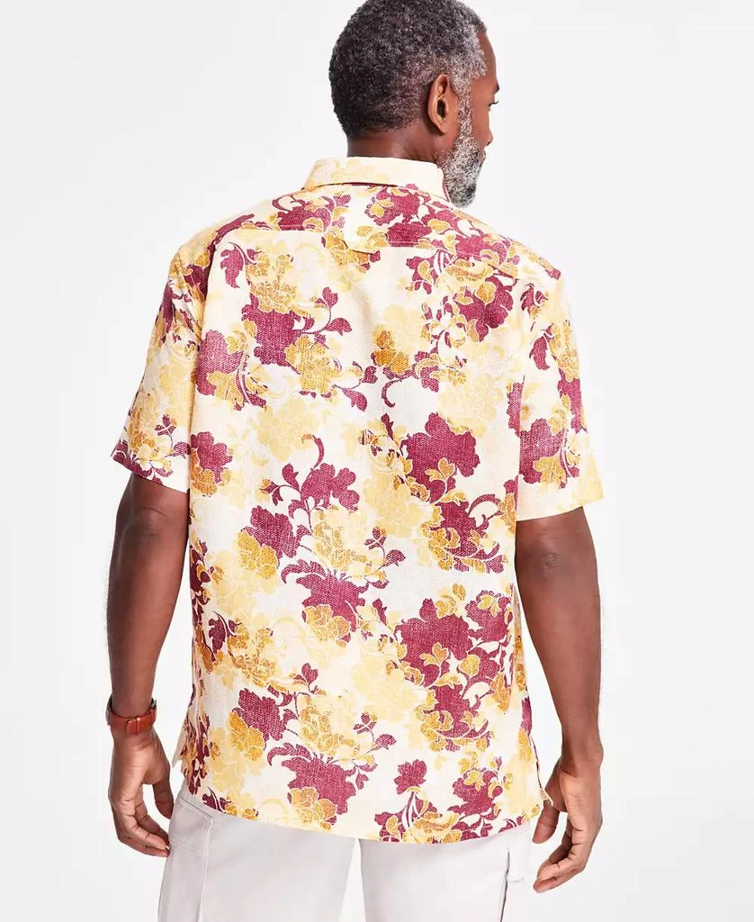 Club Room Men's Linen Floral Tapestry Shirt, Exclusively at Macy's 3