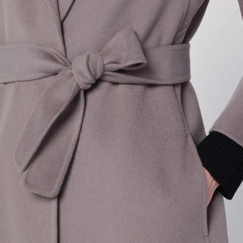 Max Mara Grey midi coat in wool drap 4