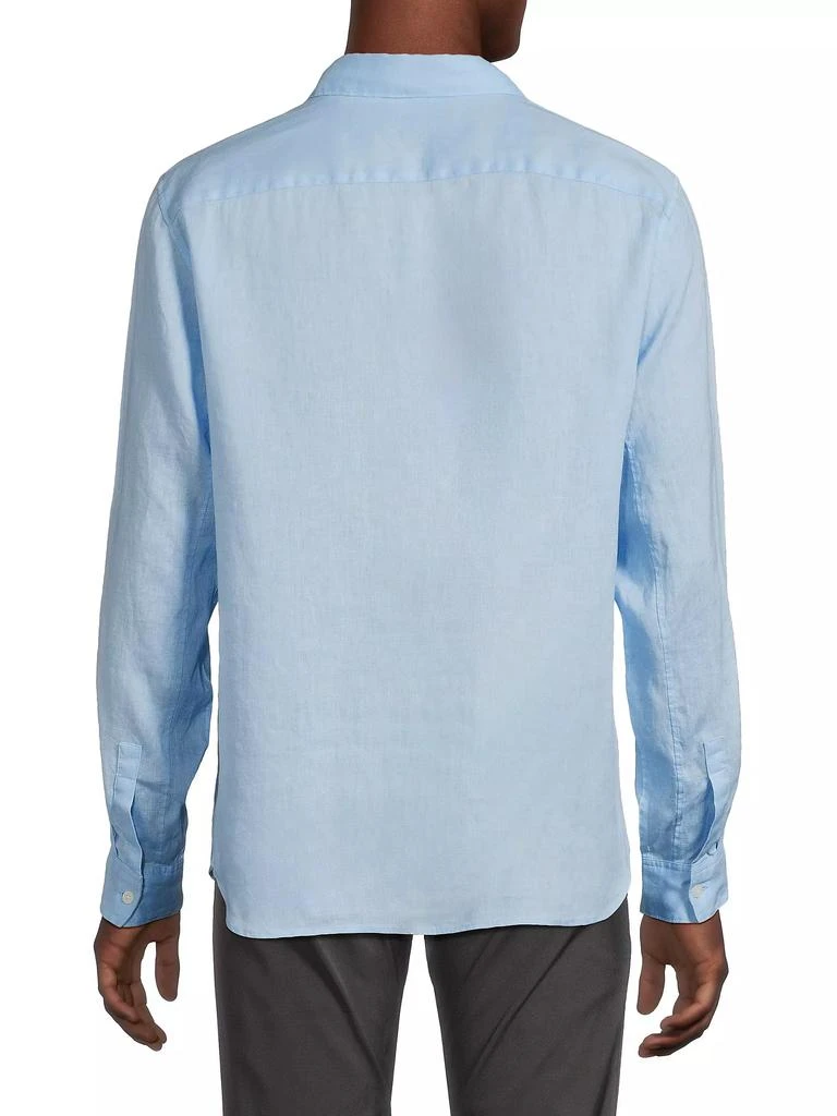 Theory Irving Long-Sleeve Linen Shirt 5